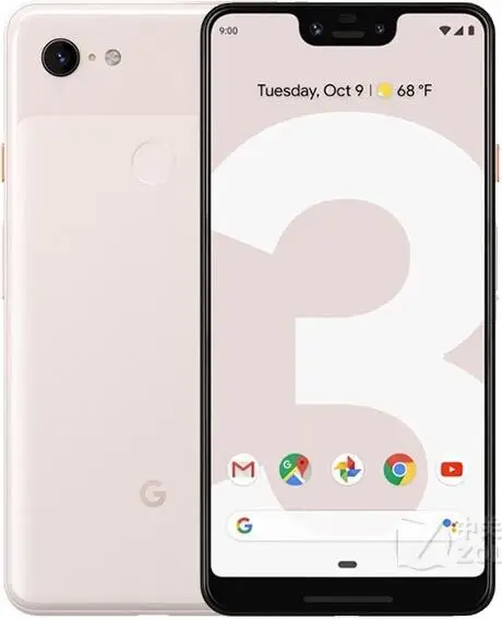 Розовый Google Pixel 3 XL, 6,3 дюймов, четыре ядра, 4 Гб ОЗУ, 64 ГБ, 128 Гб ПЗУ, Android 9,0, NFC, отпечаток пальца, мобильный телефон, оригинальное быстрое зарядное устройство - Цвет: Розовый