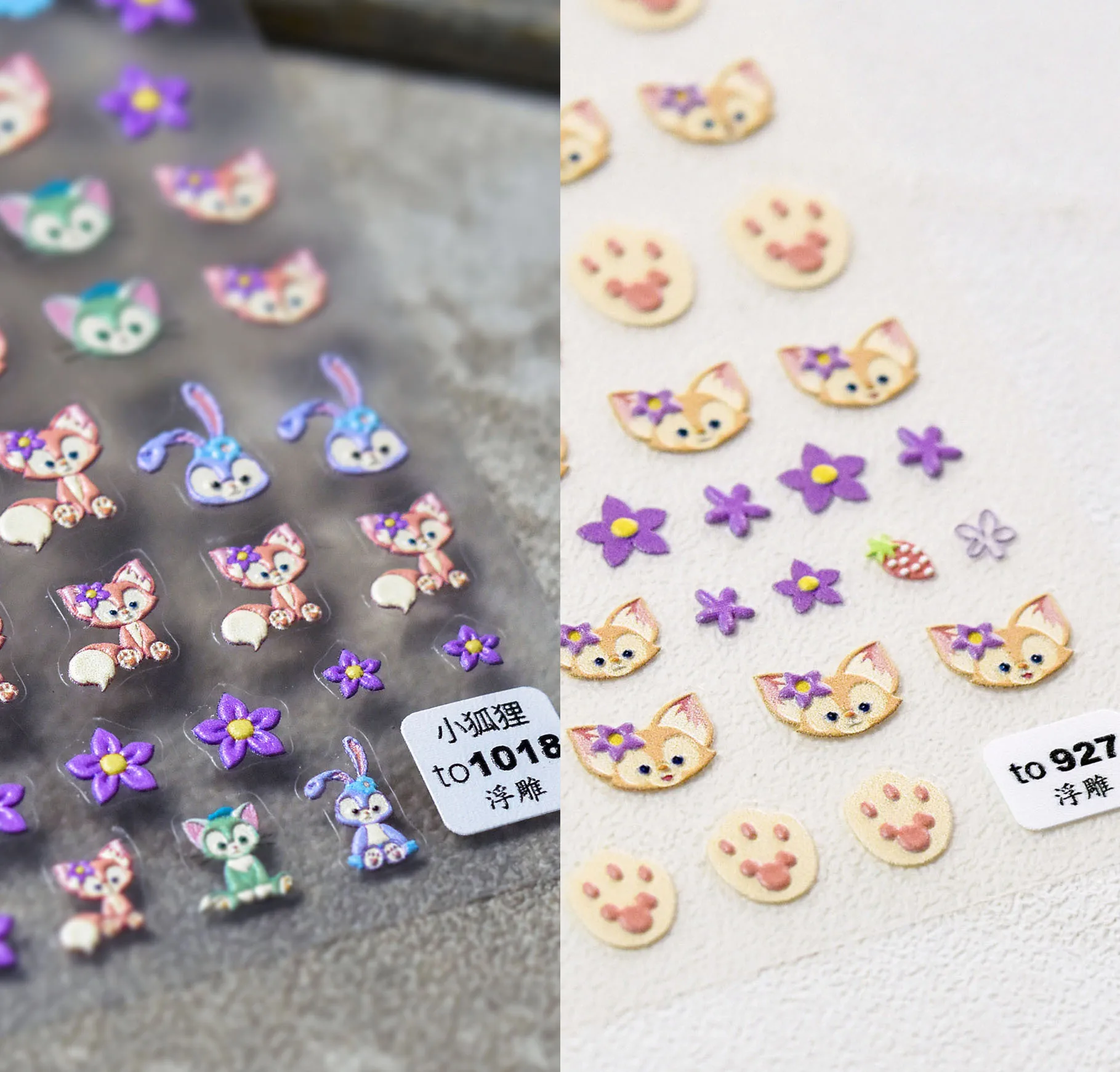 

Tomoni тисненые 927 Горячие самоклеющиеся милые наклейки для ногтей японские наклейки 5d наклейки для ногтей маленькая лисица