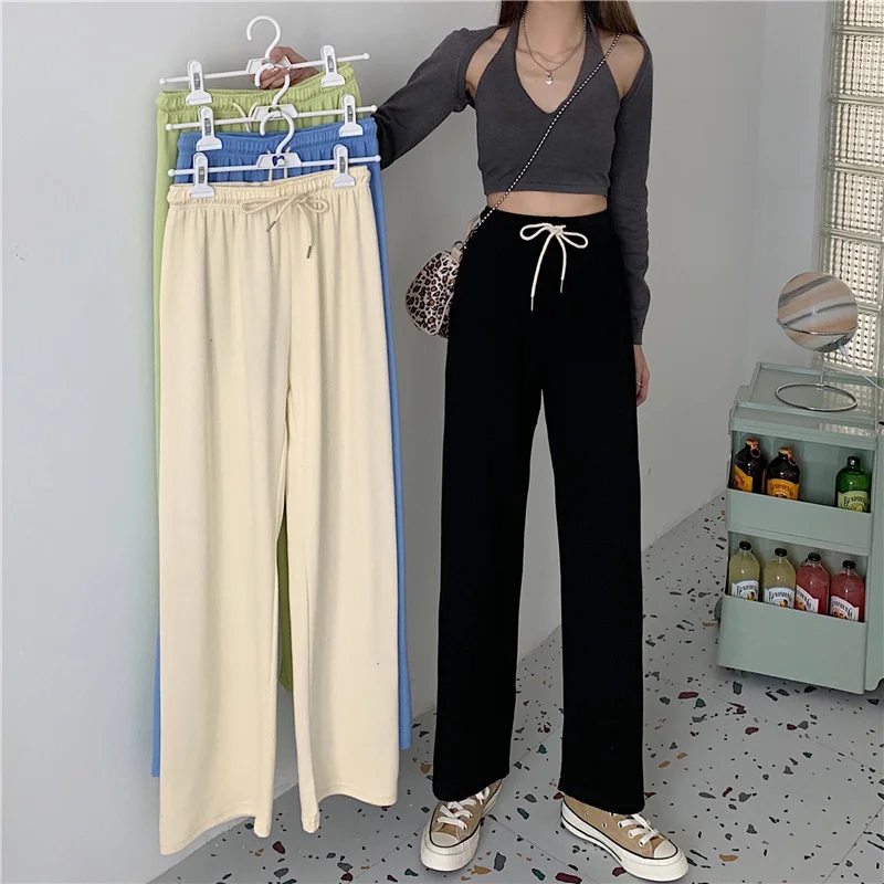 

Новая прямая широкая прямая кулиска с высокой талией