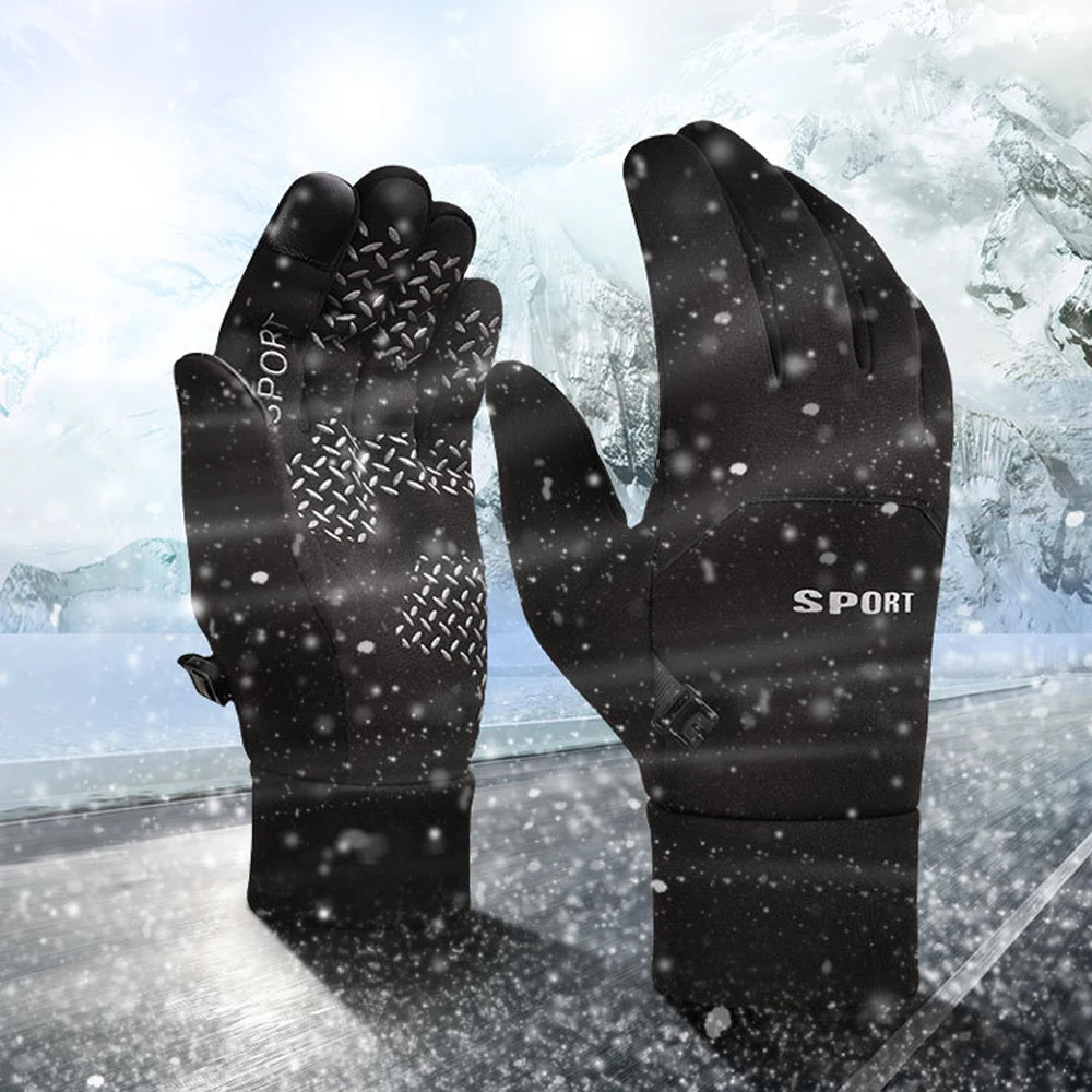 L. Mirror 1 пара водонепроницаемые Polar спортивные перчатки для смартфонов с сенсорным экраном с флисовой подкладкой для комфорта и тепла новые совместимые
