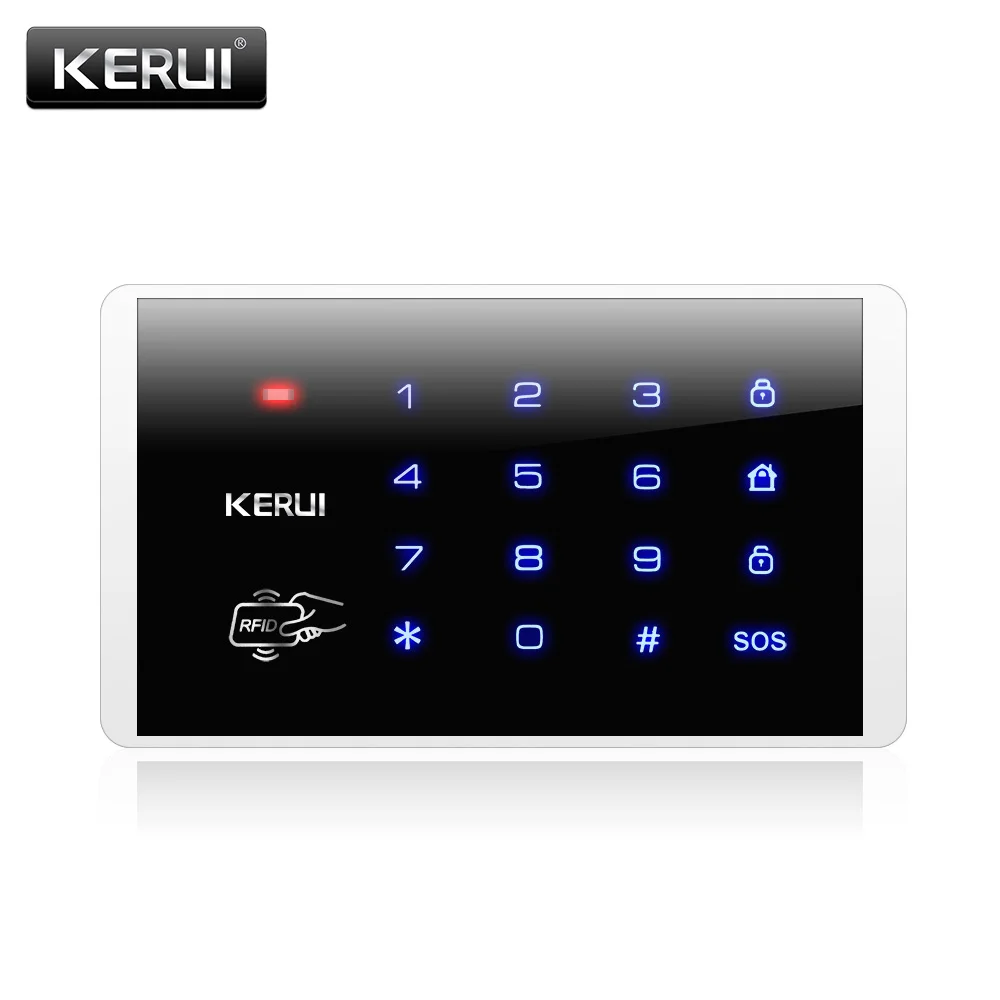 Беспроводная клавиатура KERUI система сигнализации с разрывом и сенсорным экраном