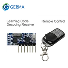 Передатчик GERMA RF 433 МГц, 4 кнопки, дистанционное управление + модуль приемника, фиксированное декодирование EV1527, 4CH выход, с обучающим набором для рукоделия