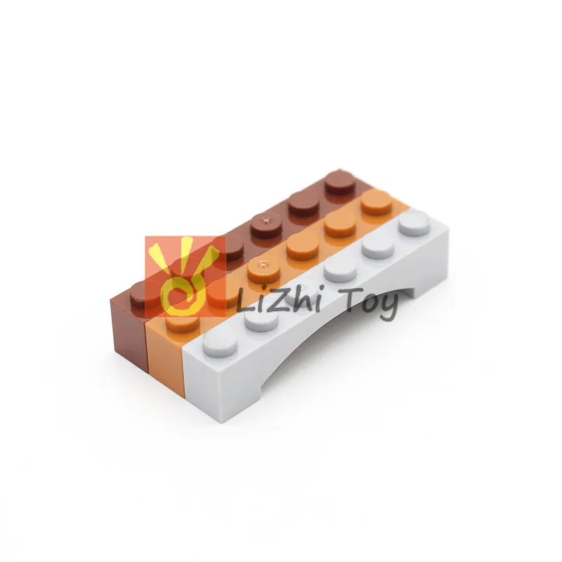 Кубики MOC 92950 свод кирпича 1x6 приподнятая АРКА сделай сам развивающие блочные