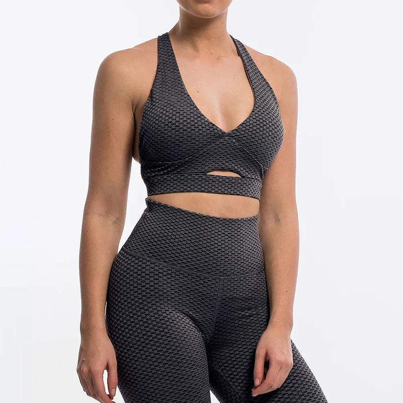 

Gym Sports Suits Women Seamless Fitness Bras and Push Up Leggings Yoga Set Workout Sportswear Running Active Outfit Two Piece