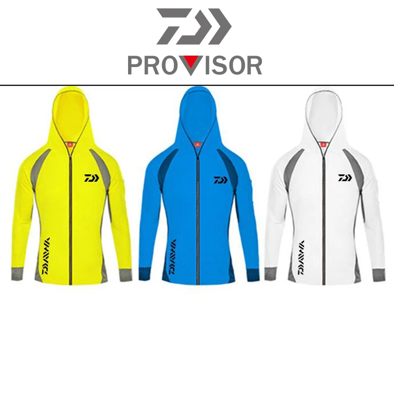 

2020 DAIWA Men's Sunscreen Fishing Clothes Outdoor Cycling Mountaineering Breathable Waterproof and UV-proof Quick-drying Suit