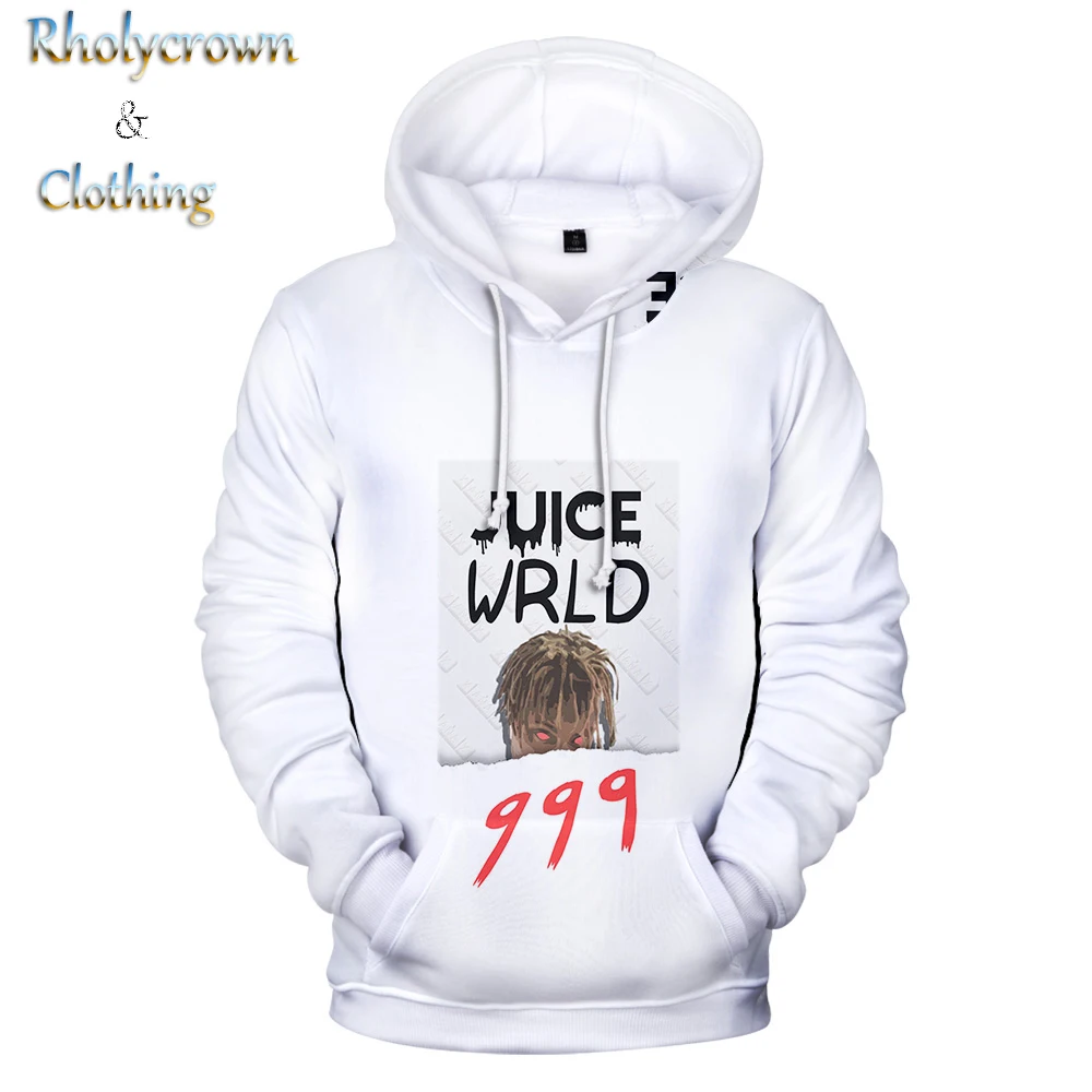 Брендовый дизайн мужские модные 3D толстовки с капюшоном Juice WRLD для мальчиков