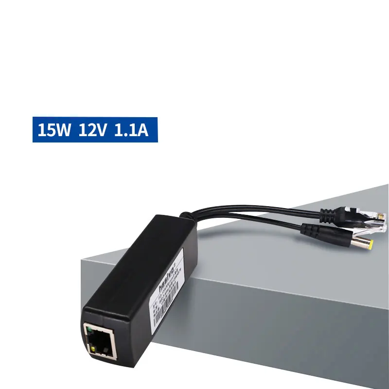 Активный сплиттер POE 48V to 12V 15W IEEE802.3af/at
