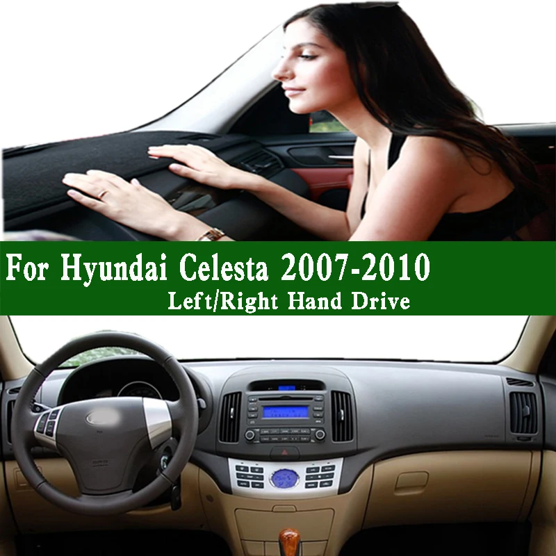 

Для Hyundai Avante, Elantra Mk4 I35 Celesta HDC MPG 2007-2010, коврик для приборной панели, защитный коврик, коврик для приборной панели, украшения для ковров