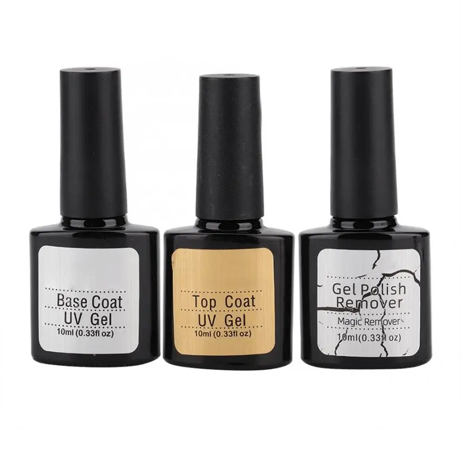 30ml Gel Nail Remover Nails Base Top Coat UV Gel Nail Polish Remover All For Manicure of Top Coat,Base Coat,Gel Polish Remover