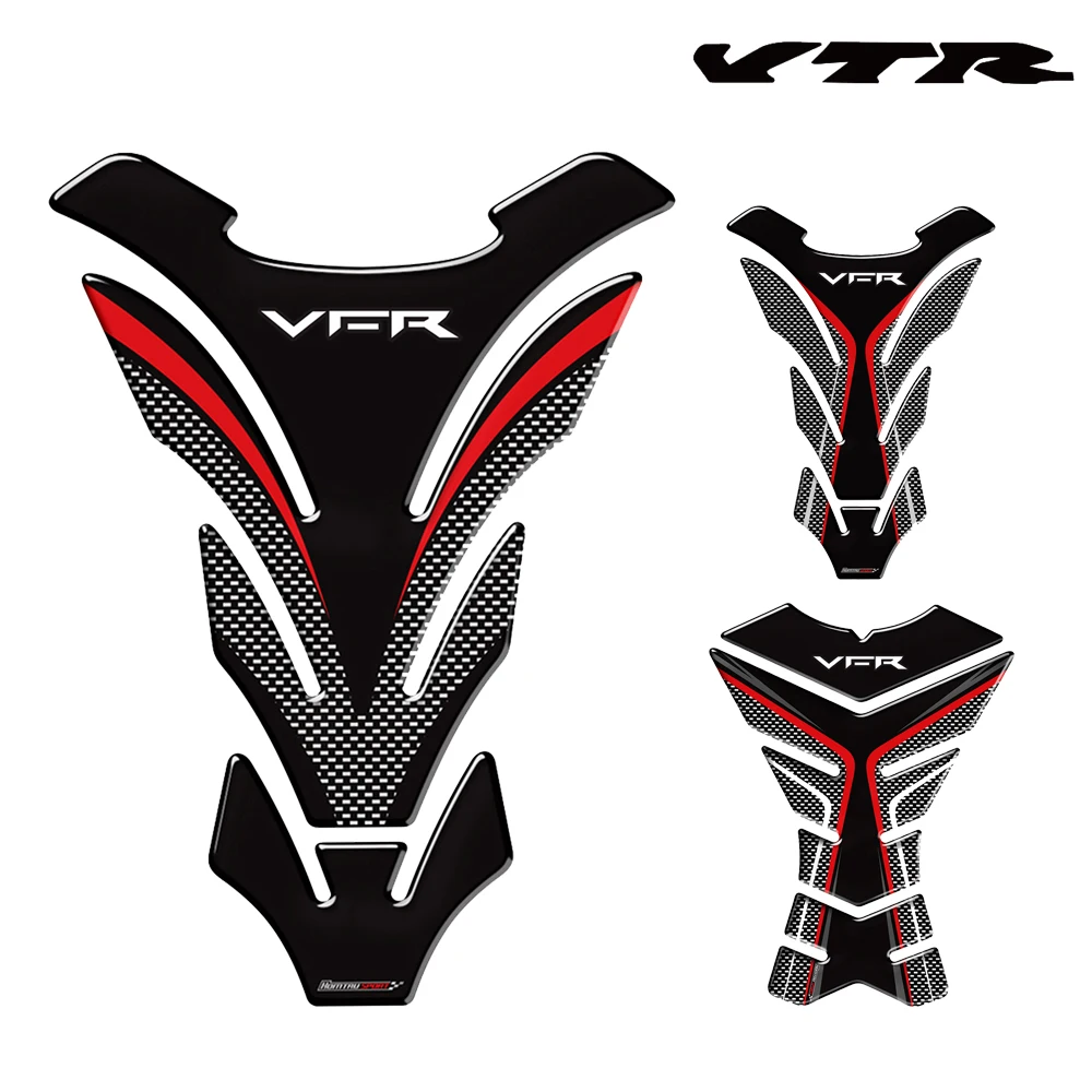 

For Honda Motorcycle Tank Pad Protector Sticker Decal For Honda VFR 800 800F 800X 1200 1200F 1200X 400 Tankpad 3D