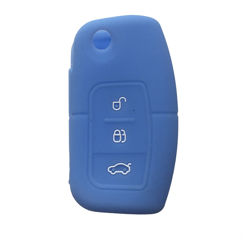 Чехол для ключа дистанционного управления из силикагеля крышка Ford Fiesta Focus Mondeo