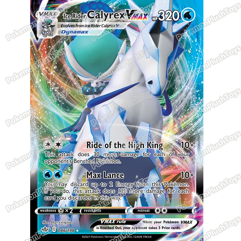 POKEMON 50Pcs Zapdos TCG SWORD &amp SHIELD CHILLING REIGN English Card Calyrex Dynamax VMAX Cards Collection Toys |