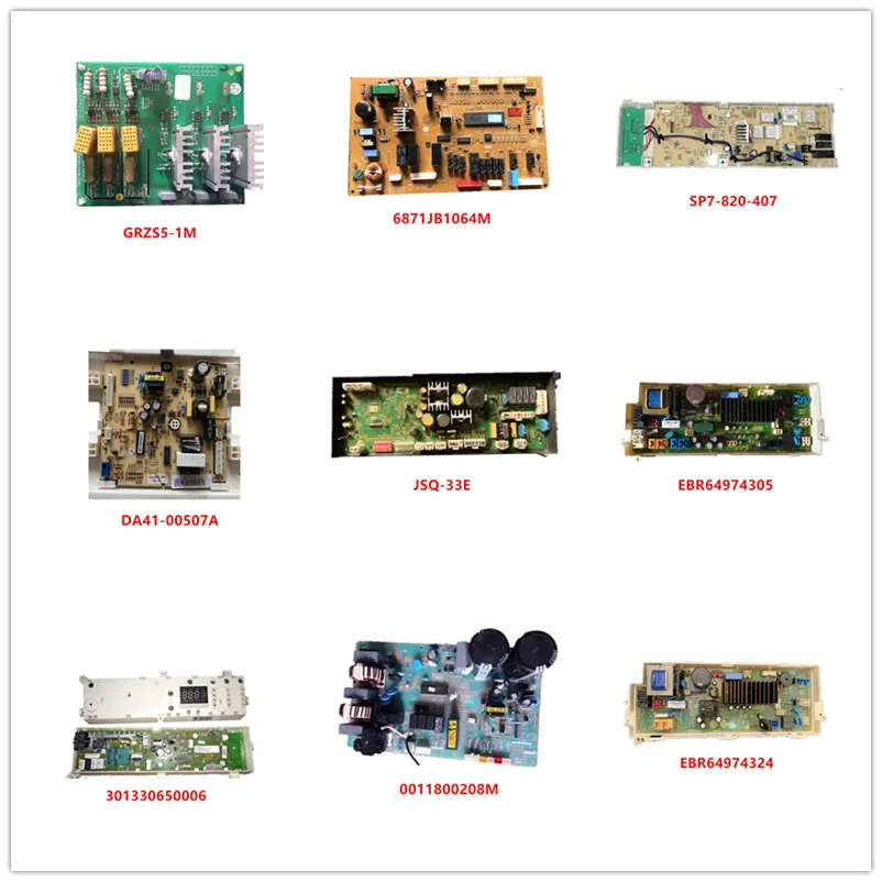 GRZS5-1M| 6871JB1064M| SP7-820-407| DA41-00507A| JSQ-33E| EBR64974305| 301330650006| 0011800208M| EBR64974324 Used Good Working