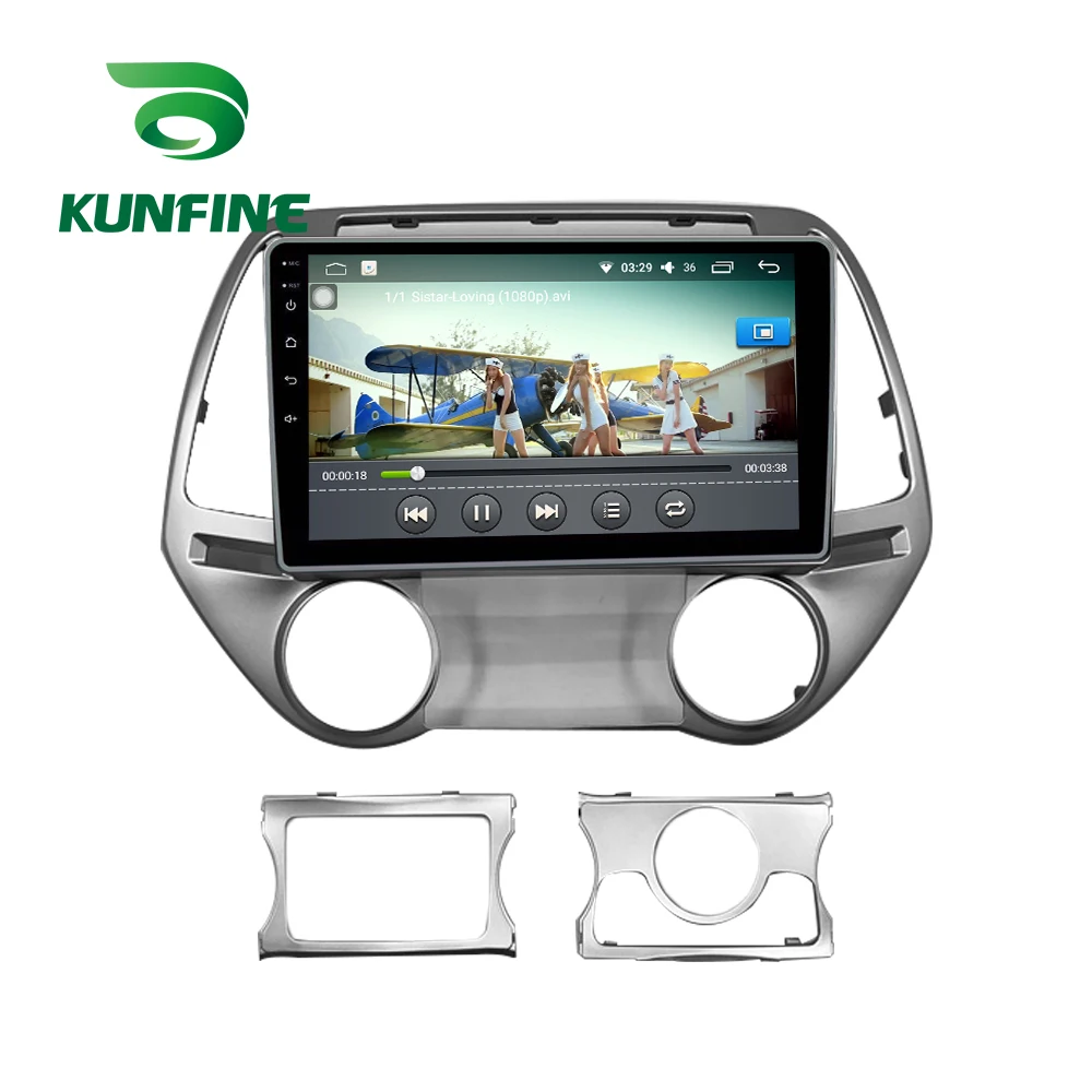 Octa Core 1024*600 Android 10 0 автомобильный DVD GPS-навигатор плеер Deckless стерео для HYUNDAI I20 2008-2013