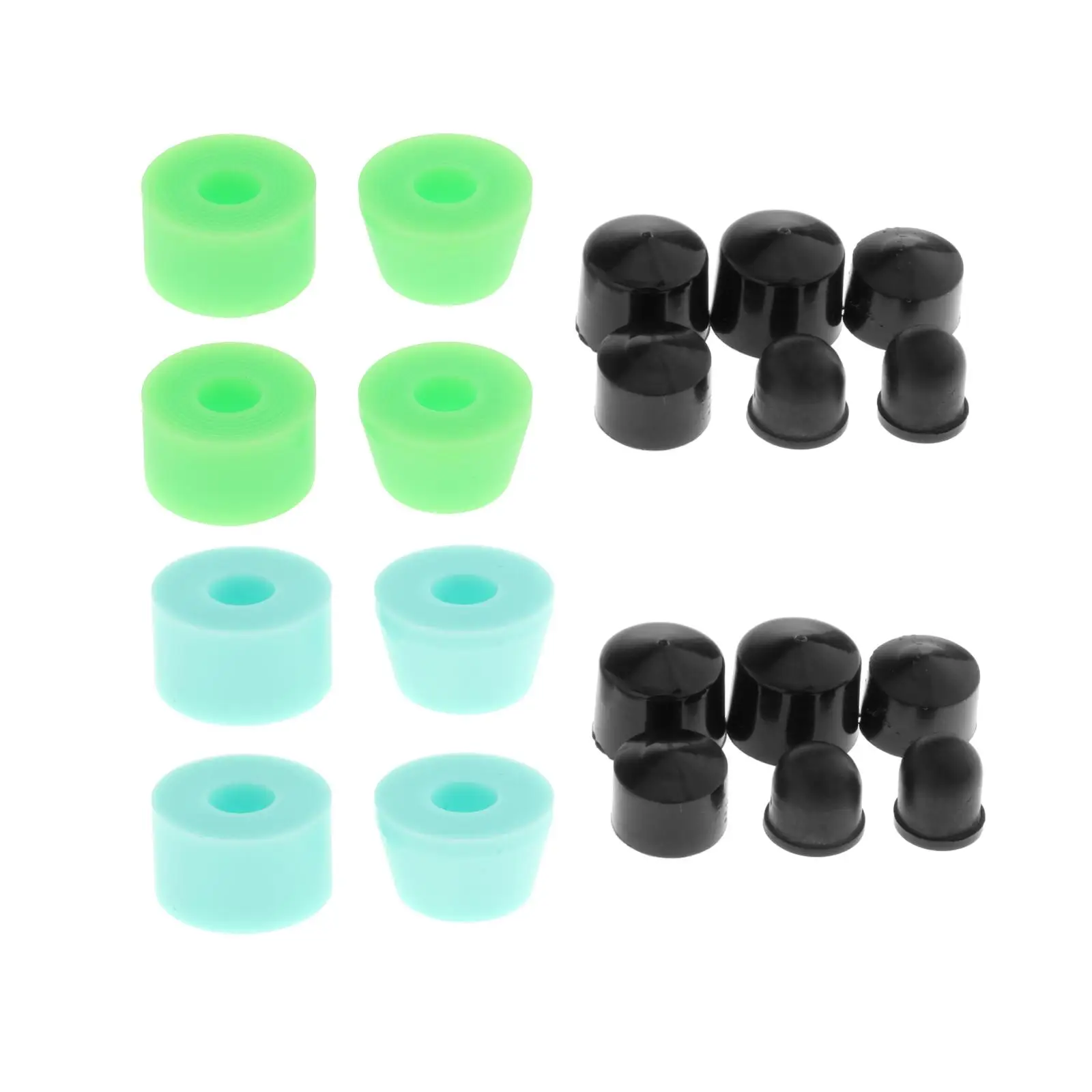 

1 Pack Skateboard Longboard Truck Bushings Rebuild Kits with Bottom Bushings and Top Bushings