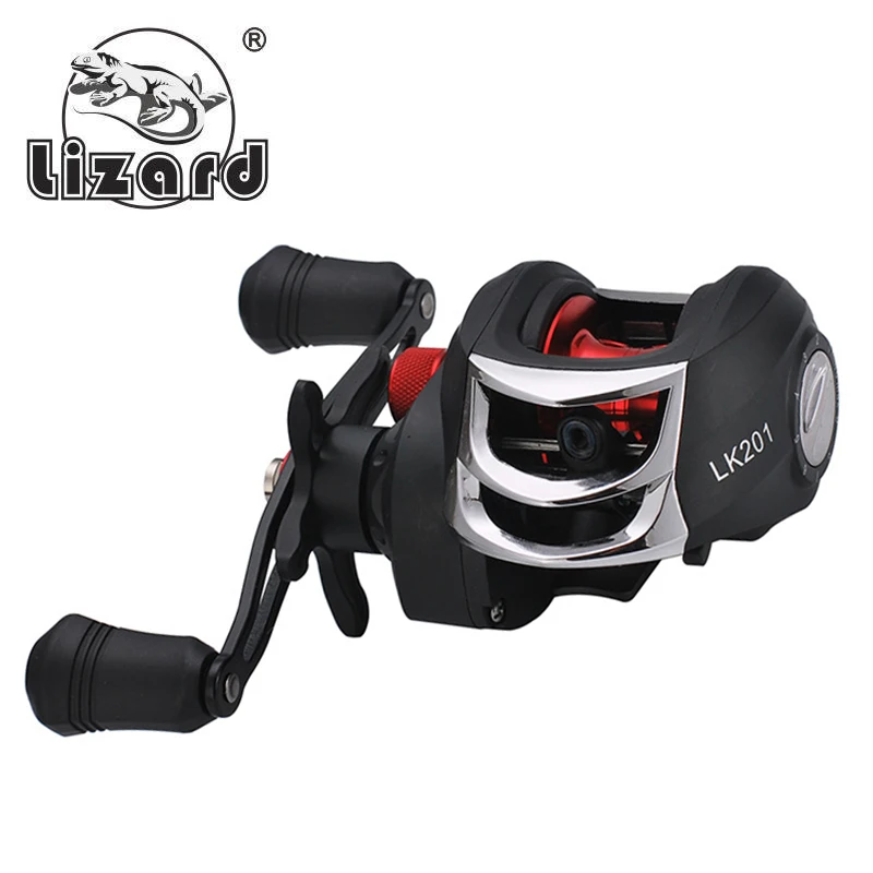 Полностью Металлическая катушка для заброса приманки с магнитной тормозной