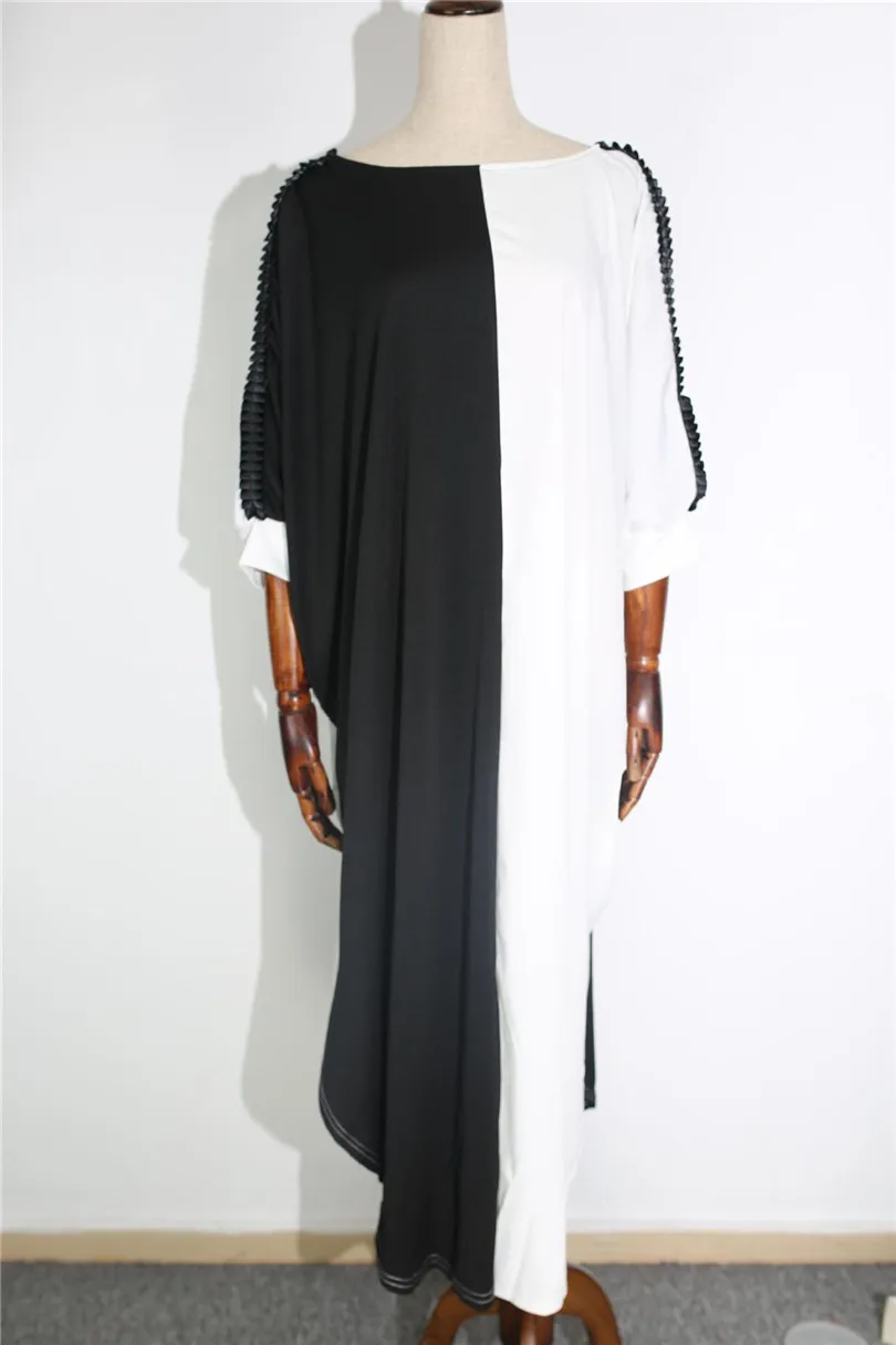 2019 доставка через границу Африканской женской одежды лоскутное двухцветное