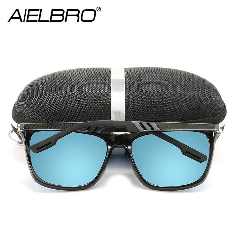 Новые поляризованные солнцезащитные очки для мужчин и женщин из алюминиево