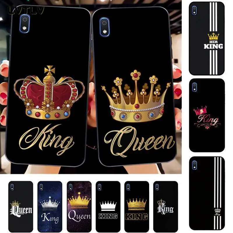 LVTLV King Queen мягкий чехол для телефона Samsung A10 20s 71 51 10 s 20 30 40 50 70 80 91 A30s 11 31|Бамперы| |