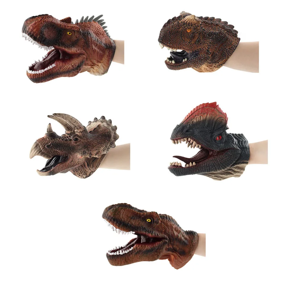 Динозавры ручной кукольный 2019 новый голова дикого животного крокодил Юрского