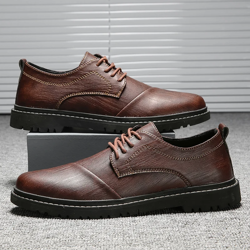 

Genuine Leather Casual Shoes Luxury Brand Men Loafers Moccasins Comfort Breathable Slip on Soft Business Formal Shoes