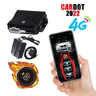 Автомобильная сигнализация CARDOT кнопка Start Stop 4G GSM GPS Онлайн реальное отслеживание мобильное приложение Блокировка разблокировка Дистанционная система Start Stop