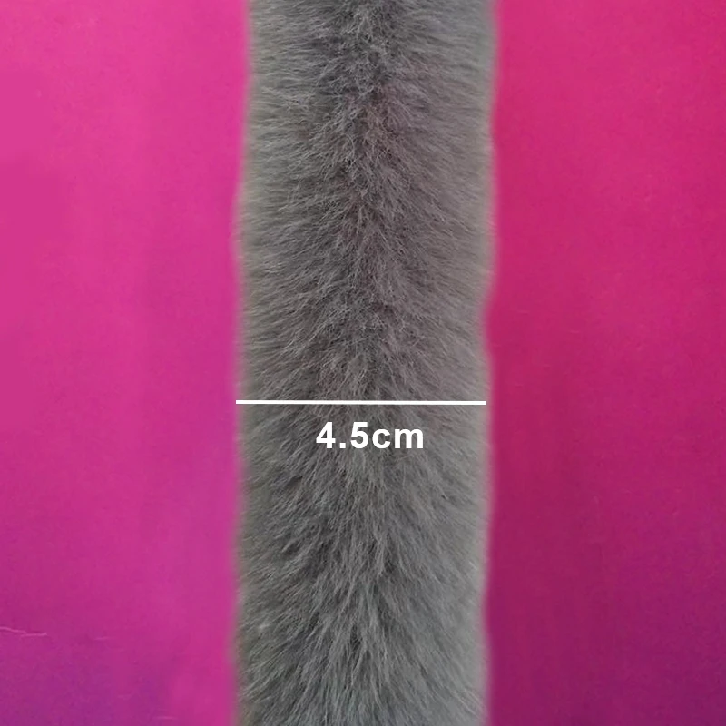 DIY искусственный кроличьи меховые пушистые ленты для одежды обуви с отделкой из |