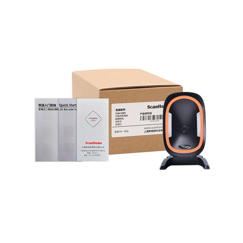 ScanHome Scanner Platform Ticketing QR Code USB Barcode Reader Desktop 2D SH-666 | Компьютеры и офис