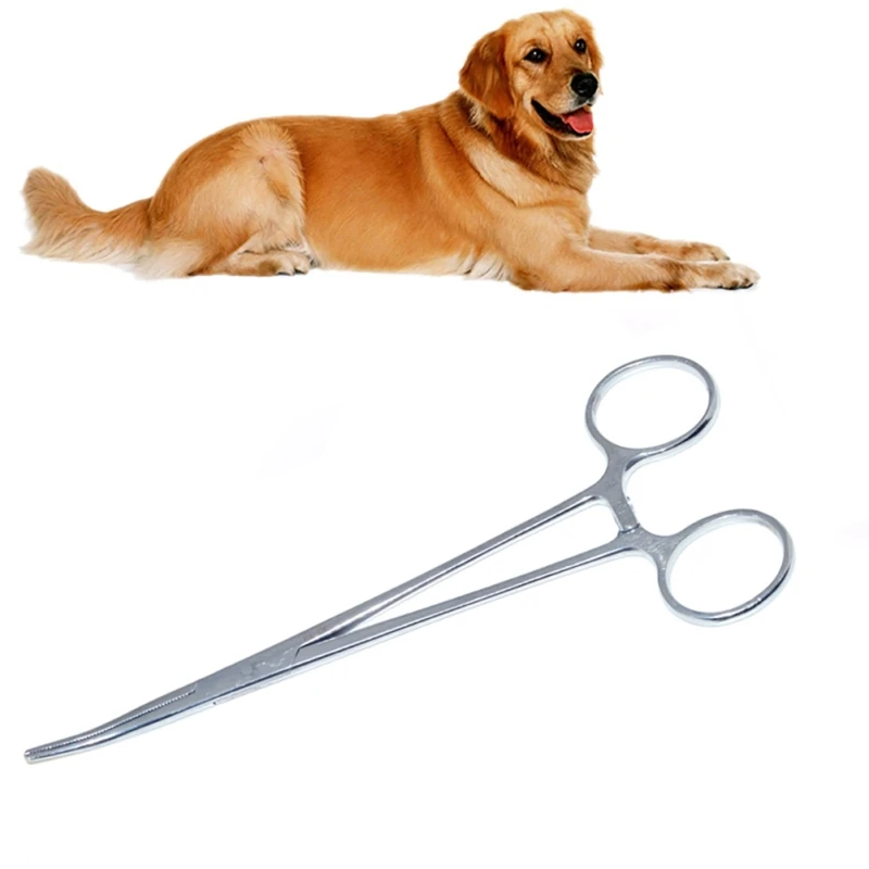

1 Pc Medical Steel Curved Head Hemostatic Forceps Forceps Needle Holder For Pet Hair Towel Clamp Pliers