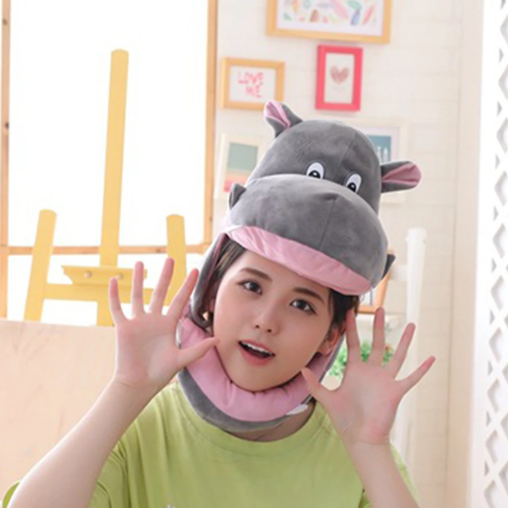 Японский Бегемот игрушка косплей реквизит аксессуары плюшевая голова фантазия