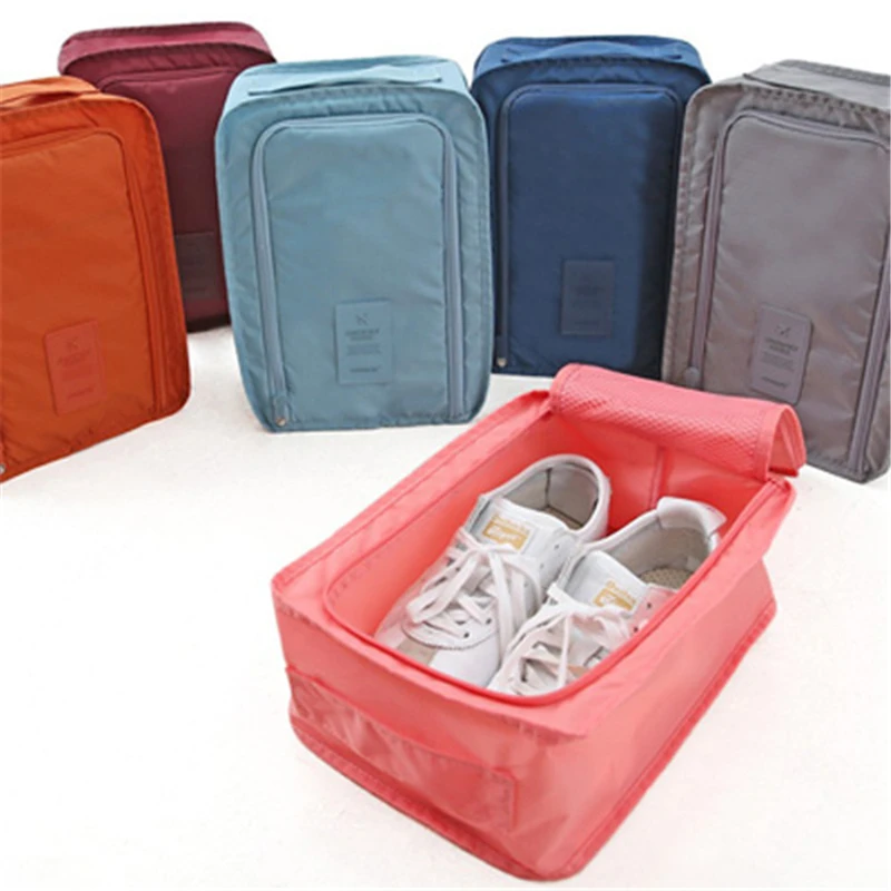 

Travel Shoes Organizer Bag Convenient Nylon Waterproof Luggage Multifunction Clothes Shoe Dust-Proof Tidy Pouch Packing Box