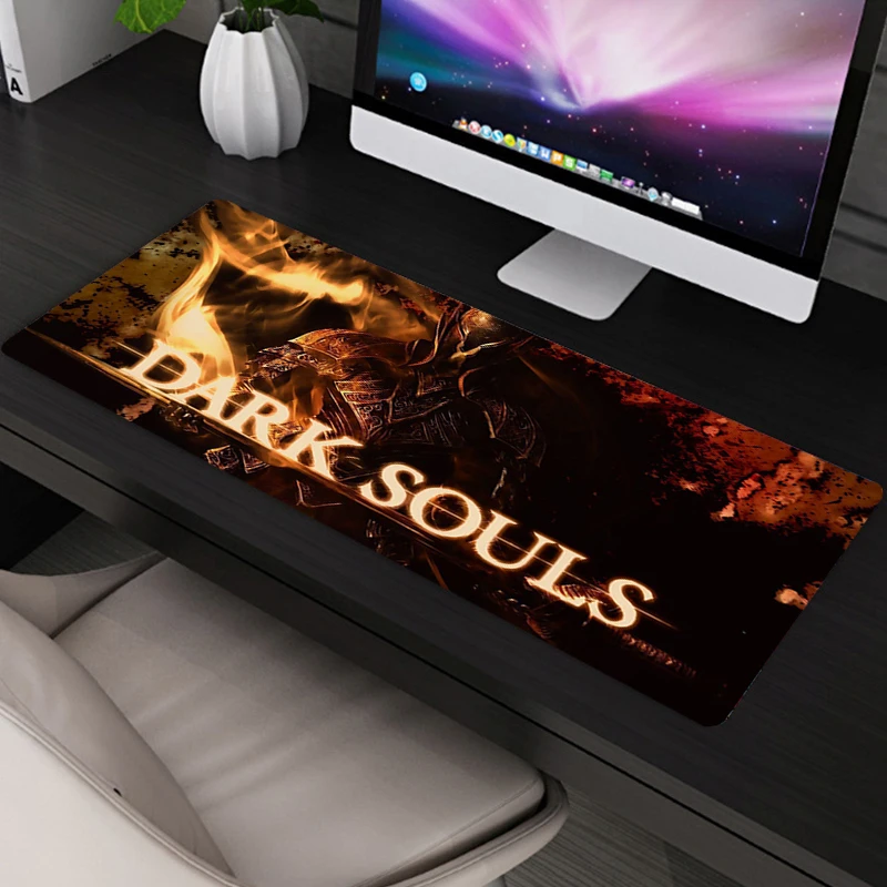 

Gamer Dark Souls Portable Large Gaming Mouse Pad Gamer Waterproof PU Leather Suede Desk Mat Computer Mouse Keyboard Table Cover