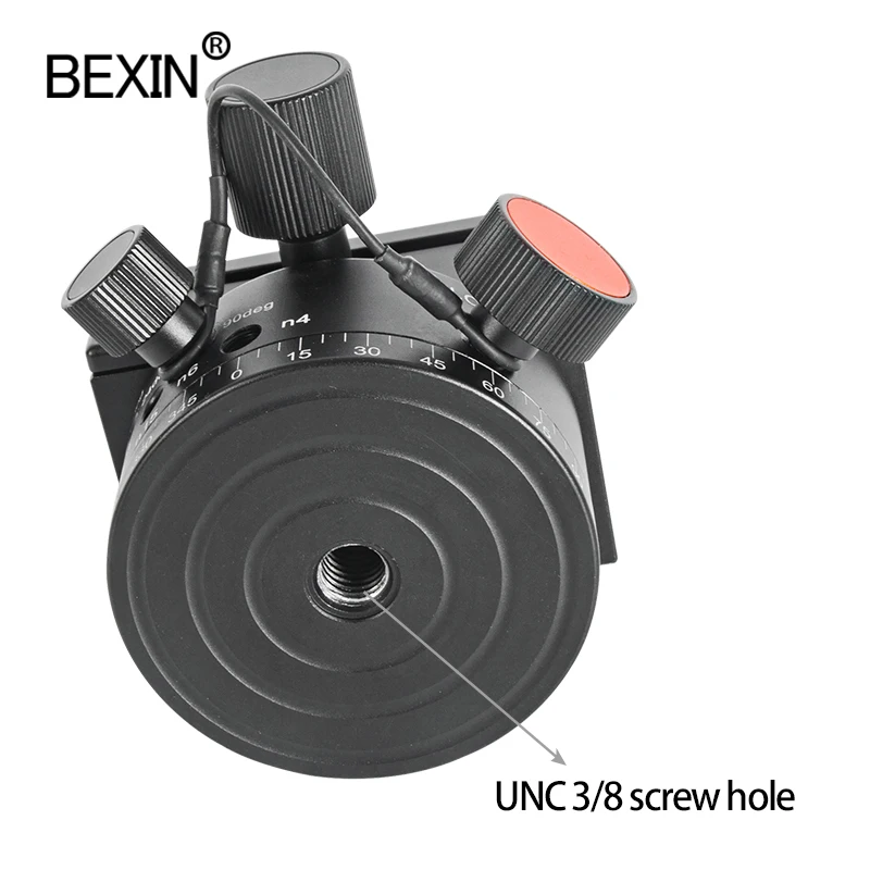 

BEXIN LEP-02 tripod head panoramic head with node index rotator adjust hole blind spot shooting adapter for dslr camera