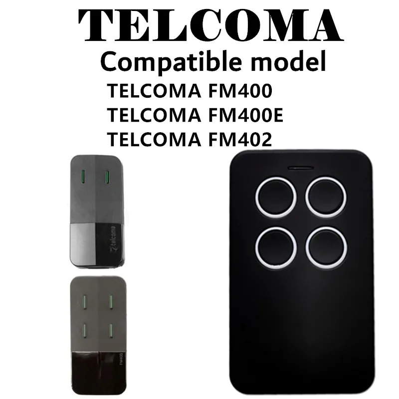Пульт дистанционного управления TELCOMA FM402 FM402E FM400E FM400 для гаражных дверей|Пульт