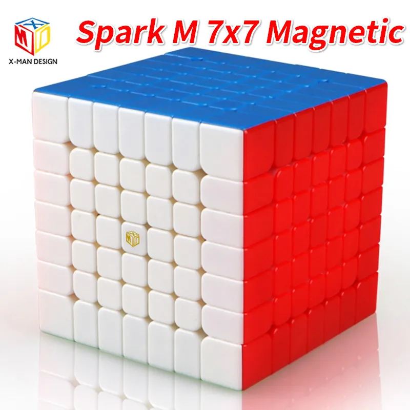

Mofangge X-Man Design SparkM 7x7 Magnetic Cube Qiyi Spark M 7x7x7 Speed Cubes WCA Puzzle Magic Cube Puzzle Toys for Children