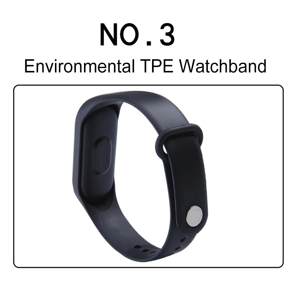 

Watchbands Adjustable Strap Button Control LED Display Electronic Digital Watch Bracelet Watch Strap