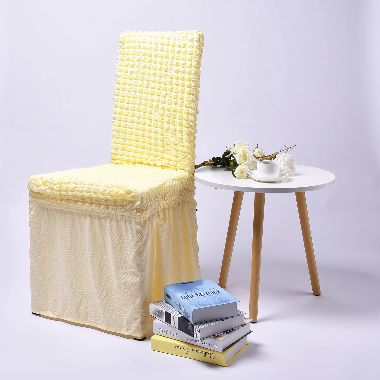 Водостойкая юбка из спандекса для свадебного банкета и стула вечерние чехлы