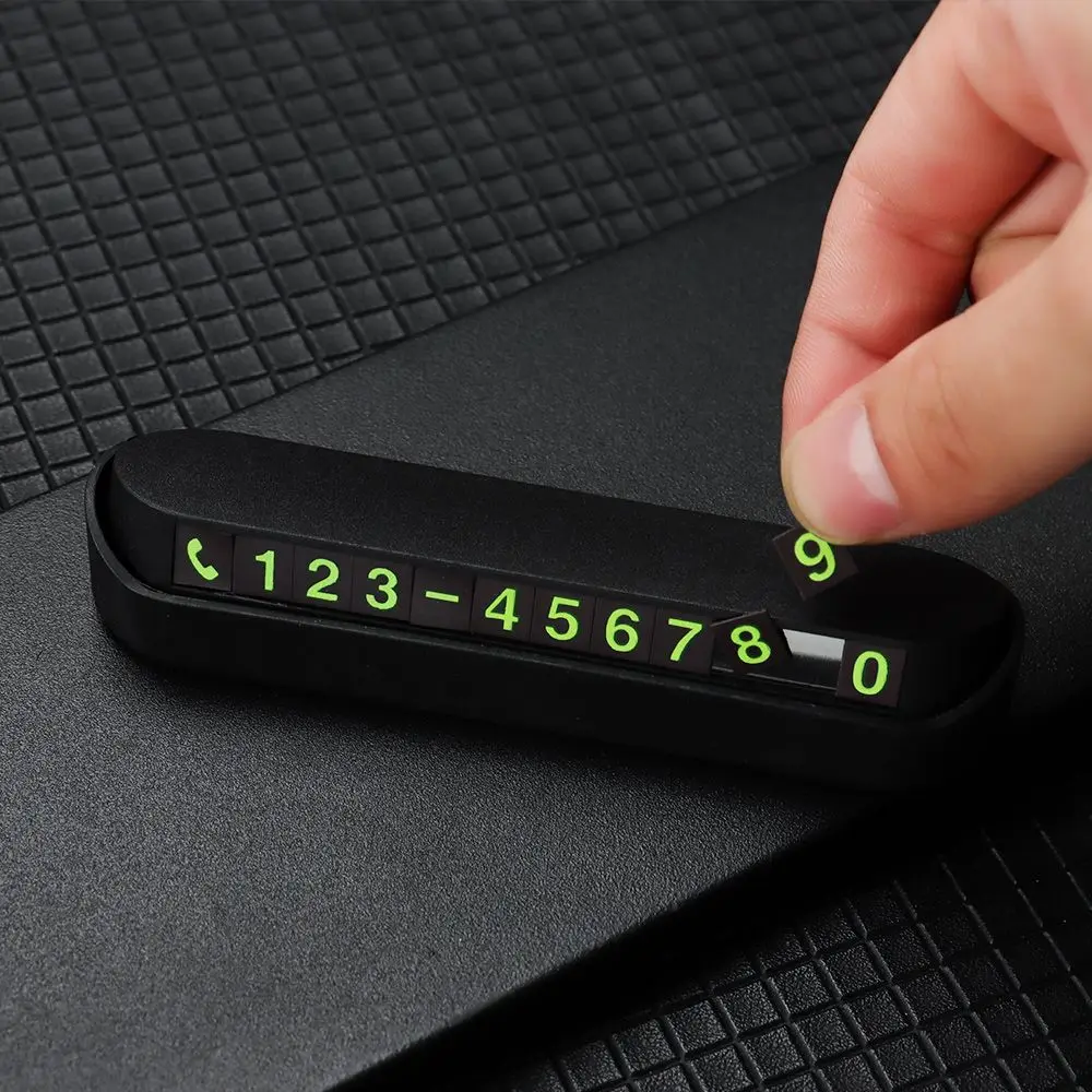 

Accessories Car Sticker Temporary Parking Telephone Number Plate Phone Number Card Car Parking Card Car Park Stop