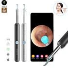 Bebird R1 визуальные Ушная палочка 3,0 мм Wi-Fi очистителей для удаления ушной серы спирали инструмента для чистки ушей с камерой светильник эндоскоп убор