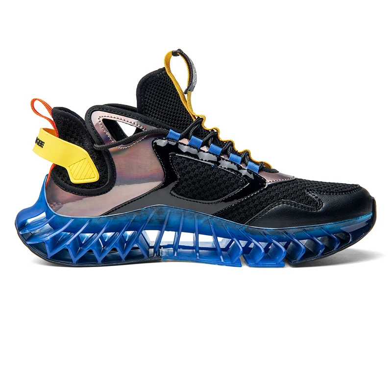 

Кроссовки мужские дышащие сетчатые, демпфирующие, на шнуровке, спортивная обувь, Нескользящие, для ходьбы и бега, 45