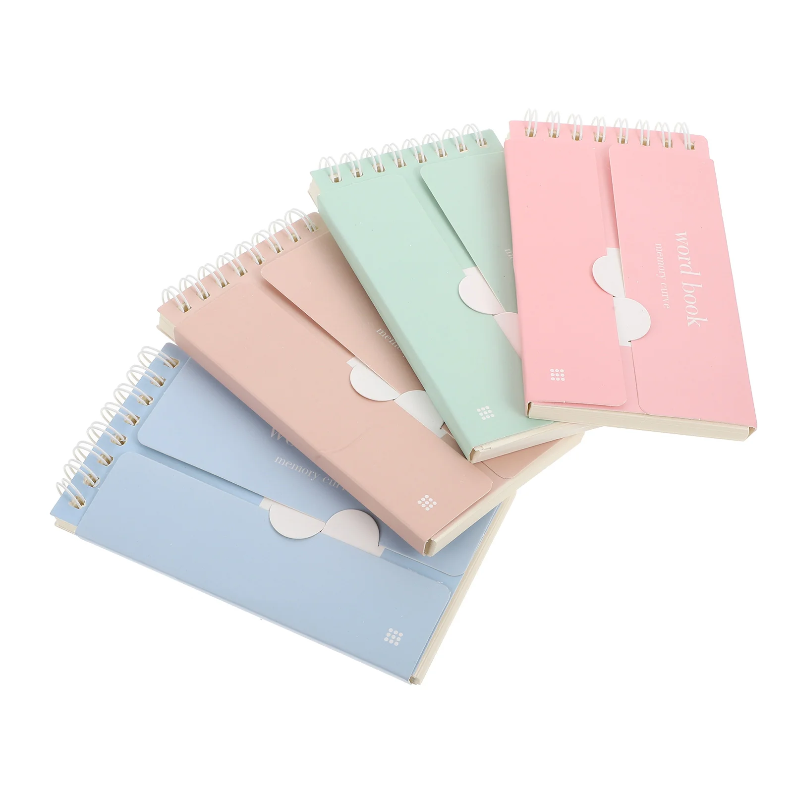 

4Pcs Notes Pads Portable Vocabulary Cards Notepads Memo Cards (Assorted Color)