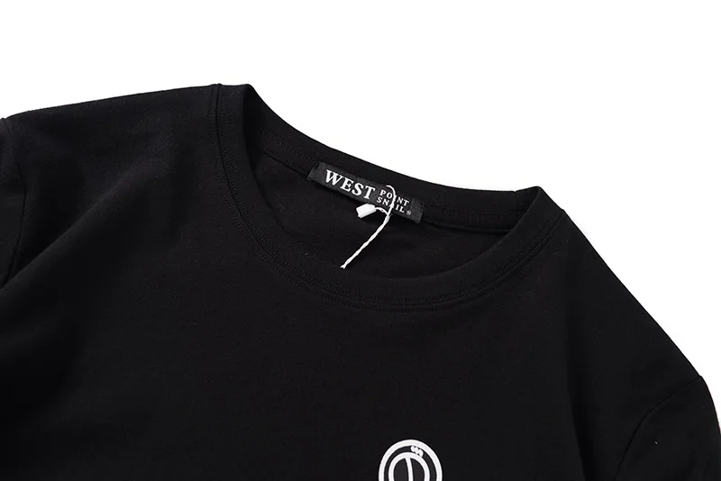 Новинка высокие 19ss мужские футболки с черепом куклой в стиле хип-хоп уличные