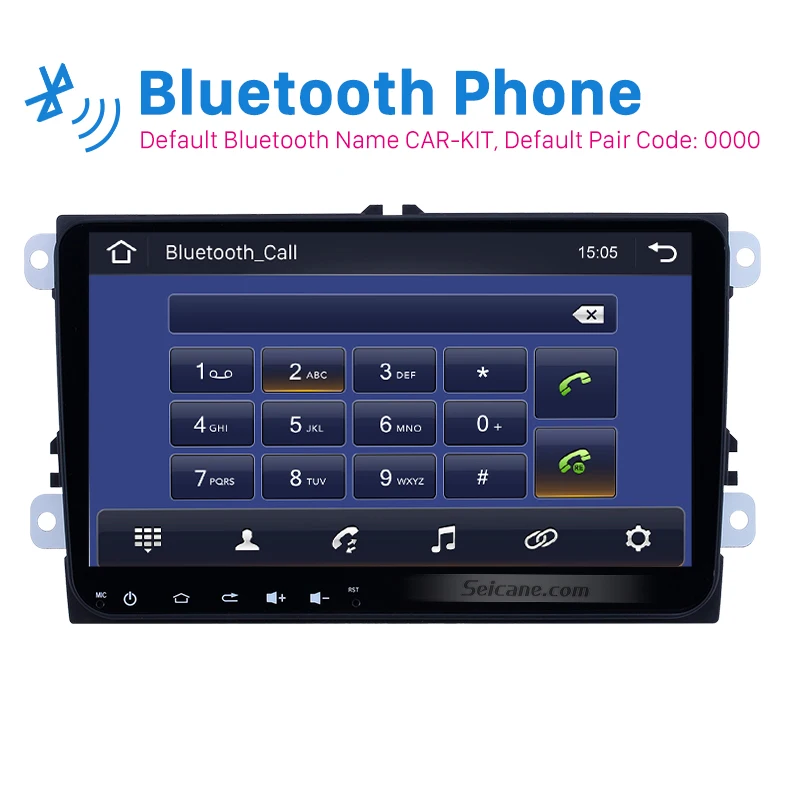 Seicane 9 дюймов Android 0 автомобильное стерео радио GPS-навигация для Volkswagen Skoda Octavia golf 5 6