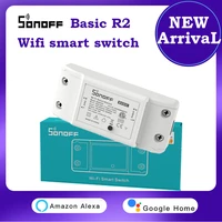 hot sonoff basic r2 diy switch work with sonoff nspanel smart scene wall switch integrated hmi panel support alexa yandex alice