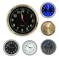 universal car clock stick on electronic watch dashboard noctilucent decoration for suv cars