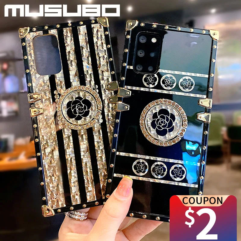 musubo luxury shining case for samsung galaxy s20 fe s21 plus note 20 ultra a51 a71 a72 a52 a32 a12 5g fundas soft cover diamond free global shipping