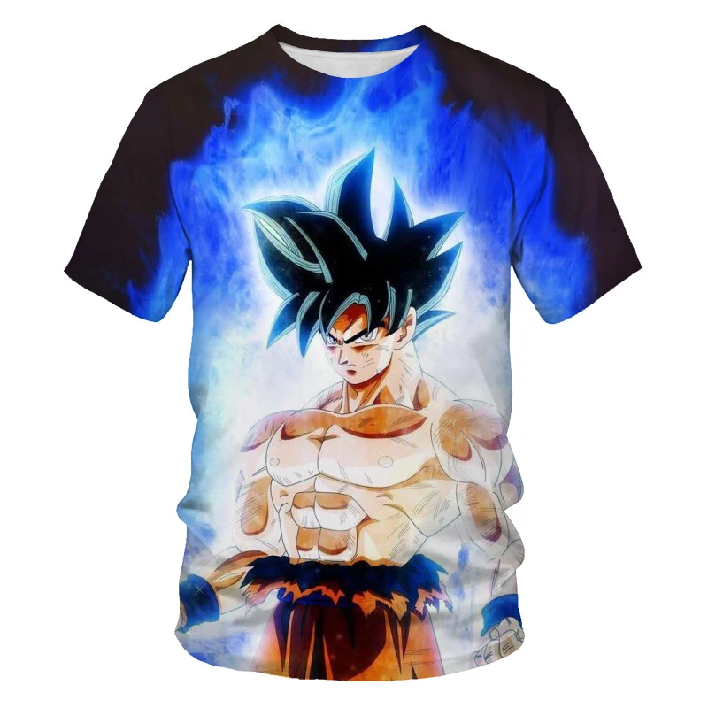

2021 Japanese cartoon 3D digital printing T-shirts Children's clothes Teen boys and girls clothes T-shirts summer sweatshirts