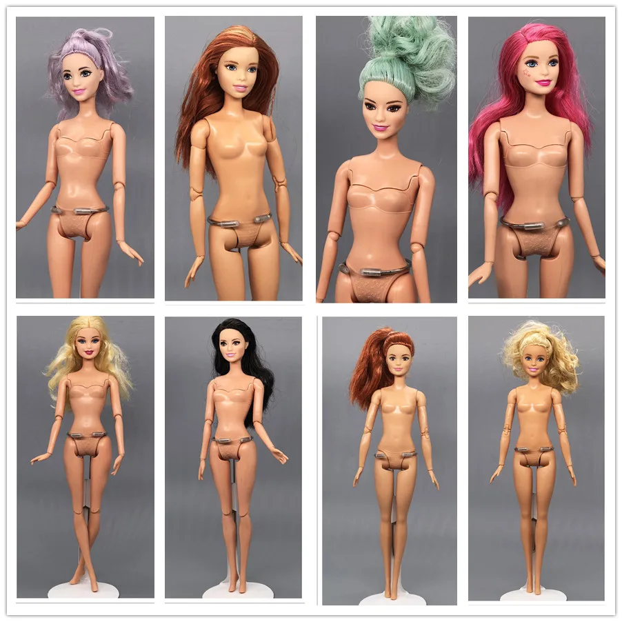 Оригинальная Обнаженная кукла/обычная кожа и коричневая африканские