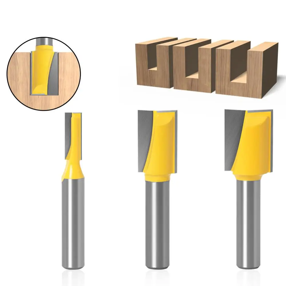

1pc 8mm Shank Trimmer Ceaning Flush Trim Wood Router Bit Straight End Milll Tungsten Milling Cutters For Wood Woodworking Tools