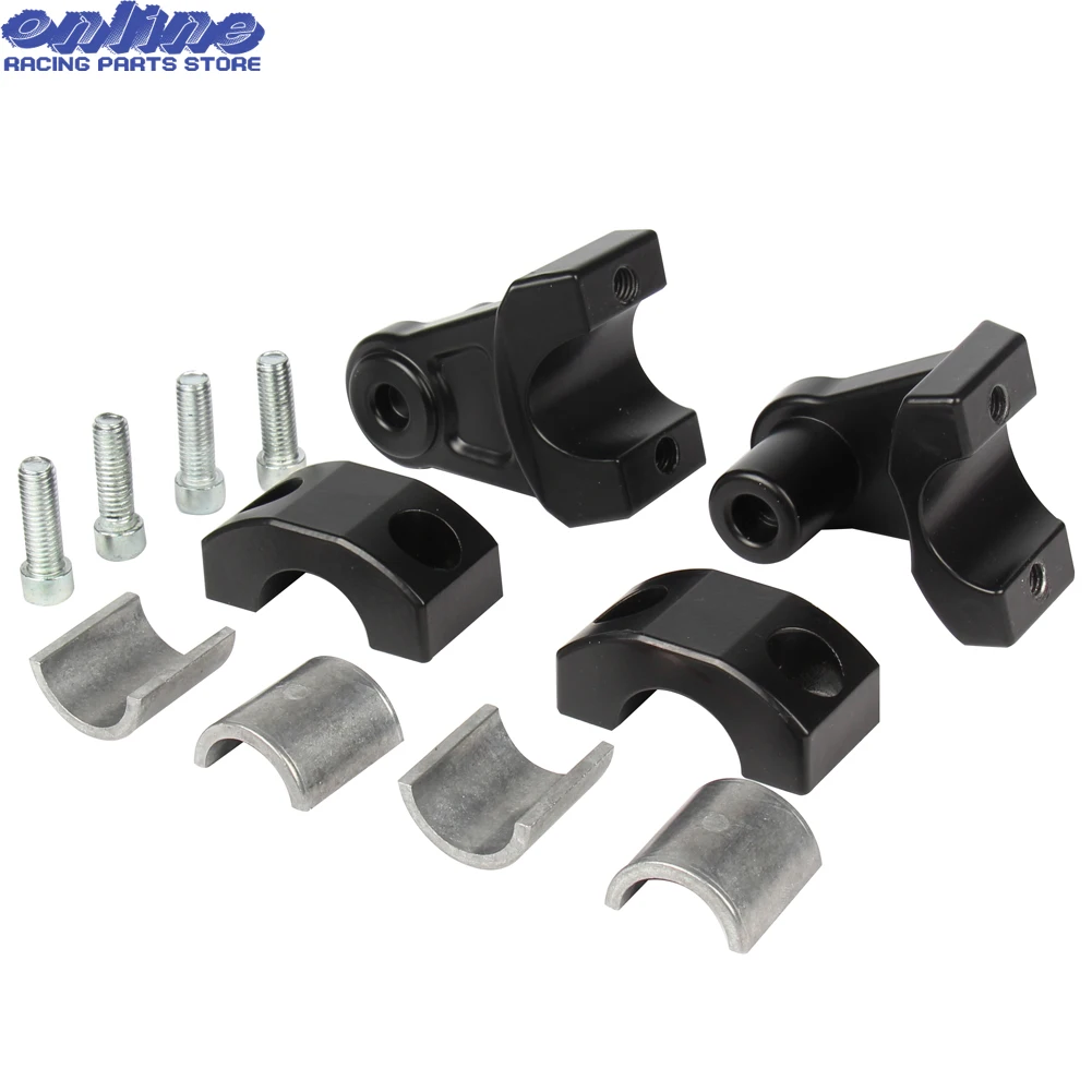 Motorcycle Bar Clamps Raised Handlebar Handle Risers For 22MM 7/8&quot-28MM 1 1/8&quot for Hond.a Kawasak.i Ducat.i Yamah.a K.t.m |